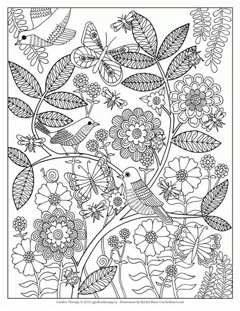 coloring pages  gardens coloring home