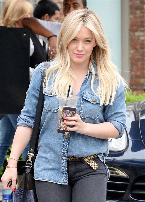 hilary duff casual style west hollywood january 2015