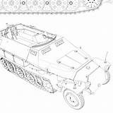 Sdkfz Ausf sketch template