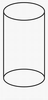 Cylinder Clipart Shape Clip Cliparts Outline Library sketch template