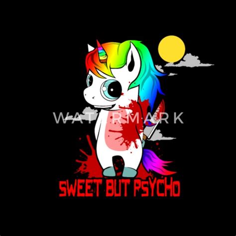 sweet  psycho unicorn murderer unicorn hallowee mens premium
