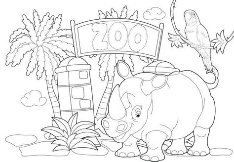 zoo coloring pages  print feel   print  color