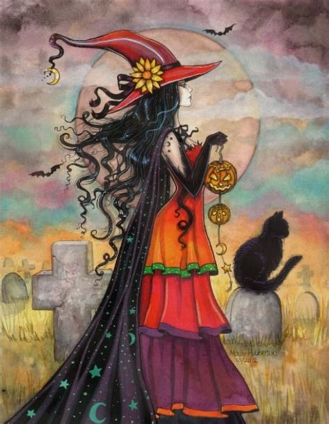 Pin By Silvania Lameira On Art Witch Art Halloween Art