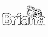 Briana Nombres sketch template