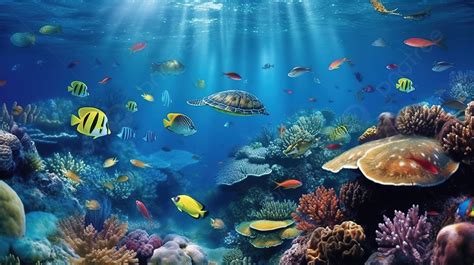 underwater wallpaper depicts  ocean scene background picture