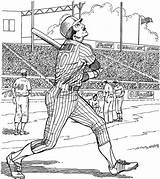 Coloring Baseball Pages Yankee Batter Kids Purple Kitty Sheets Purplekittyyarns Choose Board Softball sketch template