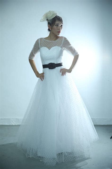 Polka Dot Wedding Dress