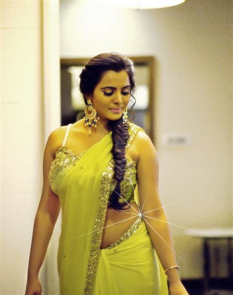 hot indian actress manasa himavarsha hot in saree