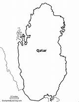 Qatar Map Outline Enchantedlearning Outlinemap Asia sketch template