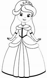 Prenses Boyama Princess Drawing Easy Drawings Disney Coloring Sayfası Kids Cute Simple Sketches Girl Cartoon Sketchite Draw Choose Board sketch template