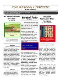 student newspaper template    class writing projects