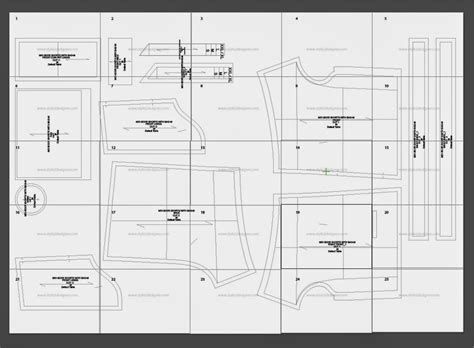 fashion cad pattern making  sewing pattern