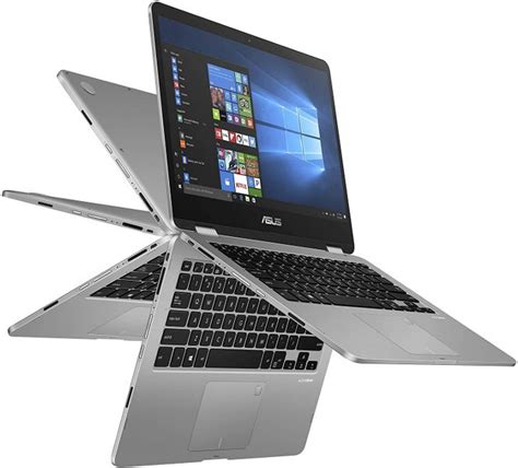 asus vivobook flip     convertible laptop  hd touchscreen display intel