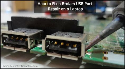fix  broken usb port repair   laptop