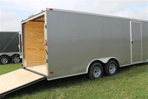 enclosed trailer pewter  ad  usa cargo trailer