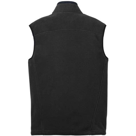 eddie bauer mens black fleece vest