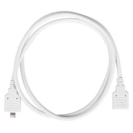 lightning extension cable  ipad air pro mini  white