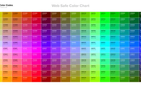 color chart html color codes theme loader
