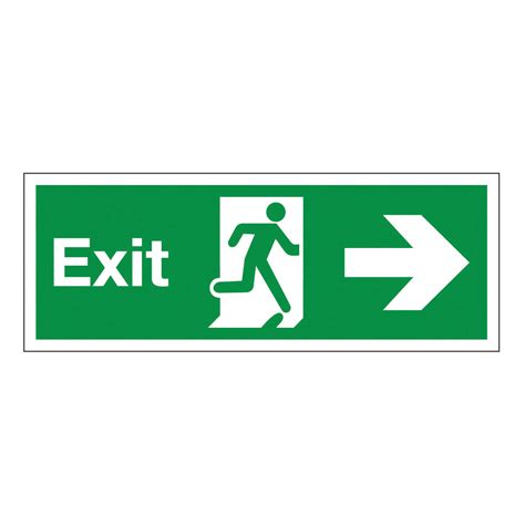 fire exit  arrow signs clip art library