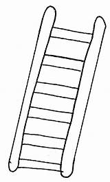 Ladder Ladders Leiter Parshas Ausmalbilder Strickleiter Ausmalbild Pinnwand sketch template