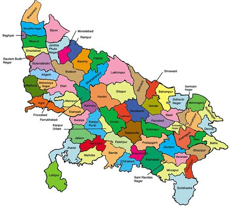 uttar pradesh large district  population   census