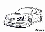 Subaru Coloring Jdm Sti Impreza Carro Zeichnung Sketch Supra Mk4 Colorear Zeichnungen Coches Trike Homem Lata Tunados Tuning Hatchback Gtr sketch template