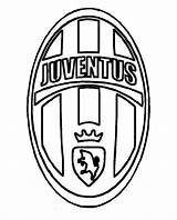 Coloring Juventus Logo Pages Soccer Print sketch template