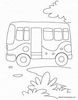 Bus Coloring Stop Pages Non Buses Carefully Board Getcolorings sketch template