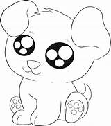 Puppy Coloring Pages Cute Puppies Dog Print Cartoon Printable Baby Pug Eyes Animals Slime Draw Kids Drawing Boxer Drawings Big sketch template