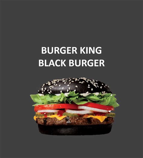 burger king black burger  bk menu