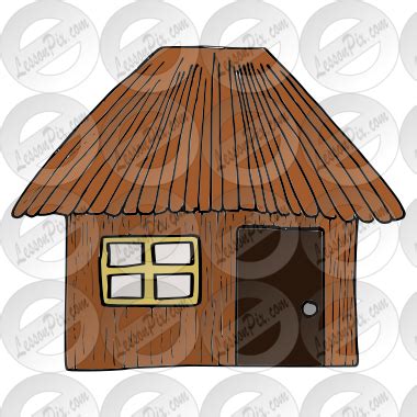 stick house clipart   cliparts  images  clipground