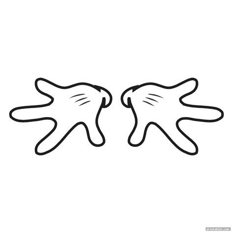 mickey mouse hands template printable gridgitcom