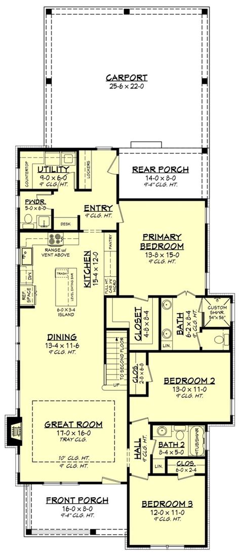 simple narrow lot house plans houseplans blog houseplanscom