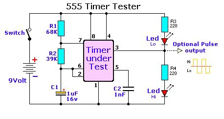 simple  tester circuit diagram electronic circuits diagram