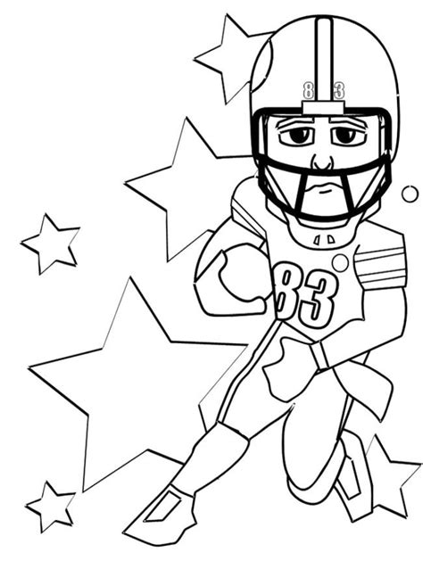 football coloring pages  kids printable sports coloring pages
