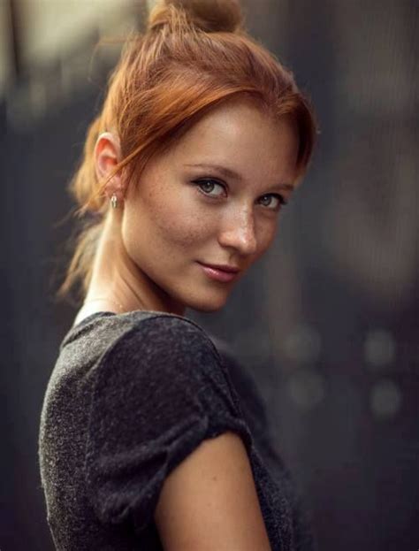 photo art beauty freckles girl red hair woman redheads
