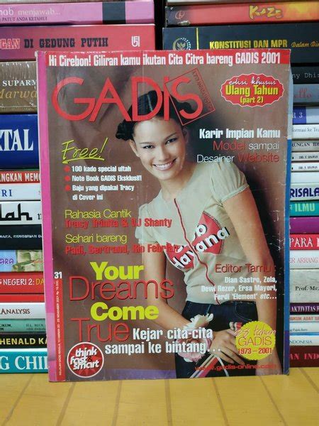 Jual Majalah Gadis Cover Tracy Trinita Edisi November 2001 Di Lapak