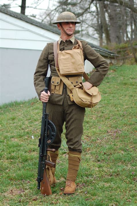 1918 Marine Chuchat Gunner Wwii Uniforms Marine Corps