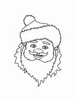 Santa sketch template