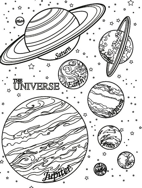 planet coloring pages    planets  solar system coloring pages