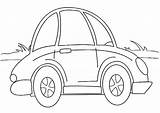 Coloring Pages Cartoon Car Cars Getdrawings sketch template