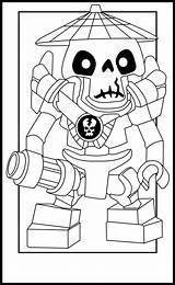 Ninjago Coloring Pages Lego Printable Getcolorings Color sketch template