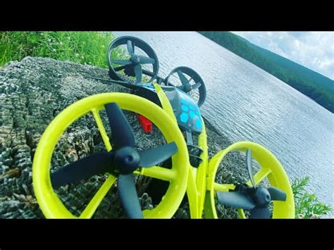 hydraquad test video hybrid air  water stunt drone    walmart