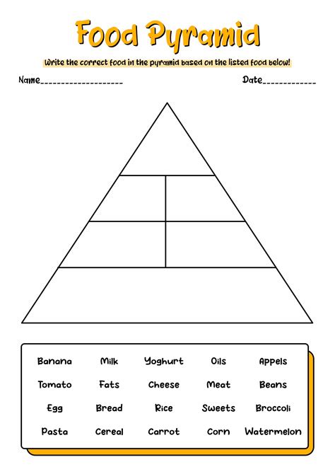 food pyramid worksheet  support worksheet   porn website