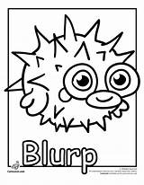Moshi Pages Coloring Monster Monsters Colouring Print Blurp December Popular Library Clipart sketch template