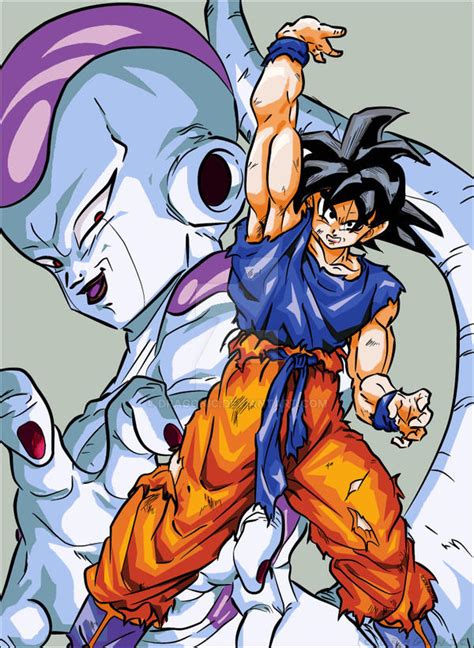 Goku And Frieza By Dragonic On Deviantart