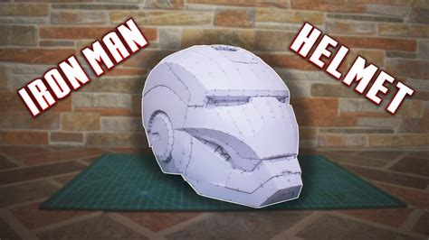 iron man helmet papercraft youtube