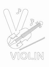 Coloring Alphabet Letter Pages Violin Printable Volcano English Preschool Mrprintables Worksheets Kids Starfall sketch template