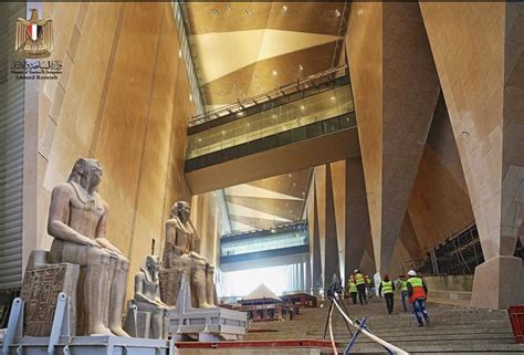 grand egyptian museum offers guided tours  limited areas egypt