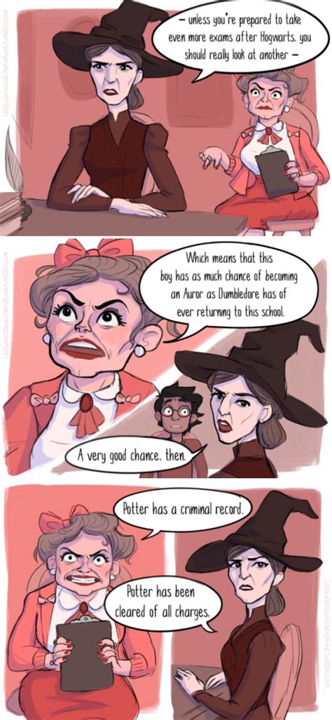 comic about professor mcgonagall and umbridge click to